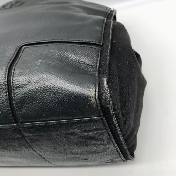 Tory Burch Black Leather Ella Tote Bag - Picture 6 of 10